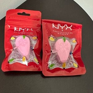 NEW 2x NYX SPECIAL EDITION MAKE UP SPONGES IN PINK